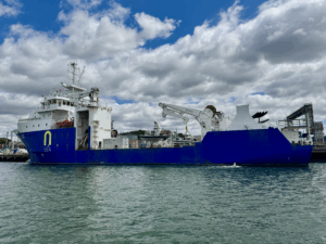 Royal Netherlands Navy vessel docked at Ipswich